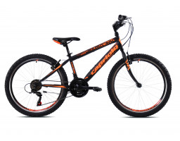 capriolo bicikl rapid 24 crno oranž narandžasta